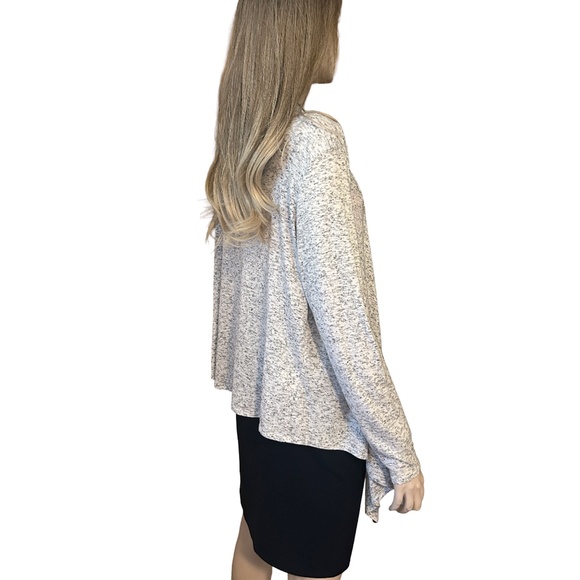 Eddie Bauer Convertible Waterfall Sweater Top Asymmetrical Cardigan Adaptable - Picture 9 of 16